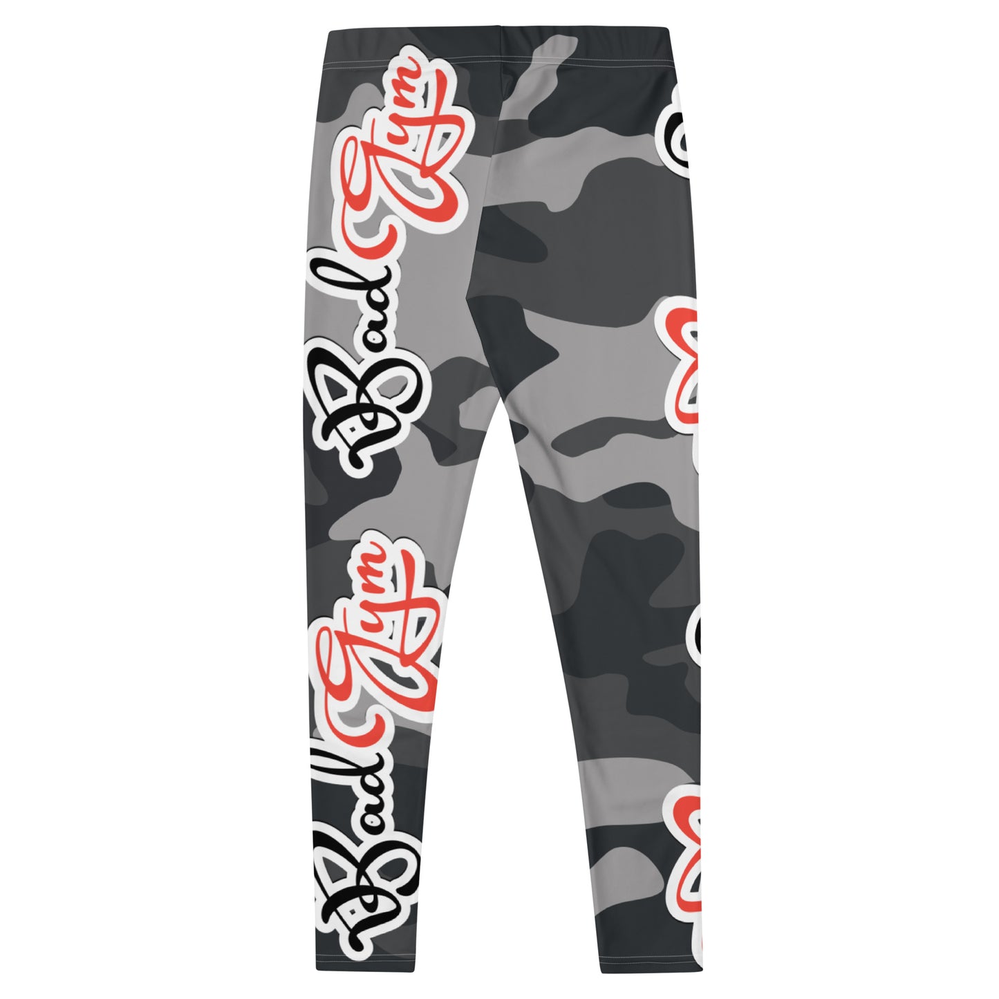 BadGym GIRLS Leggings Grey Camouflage