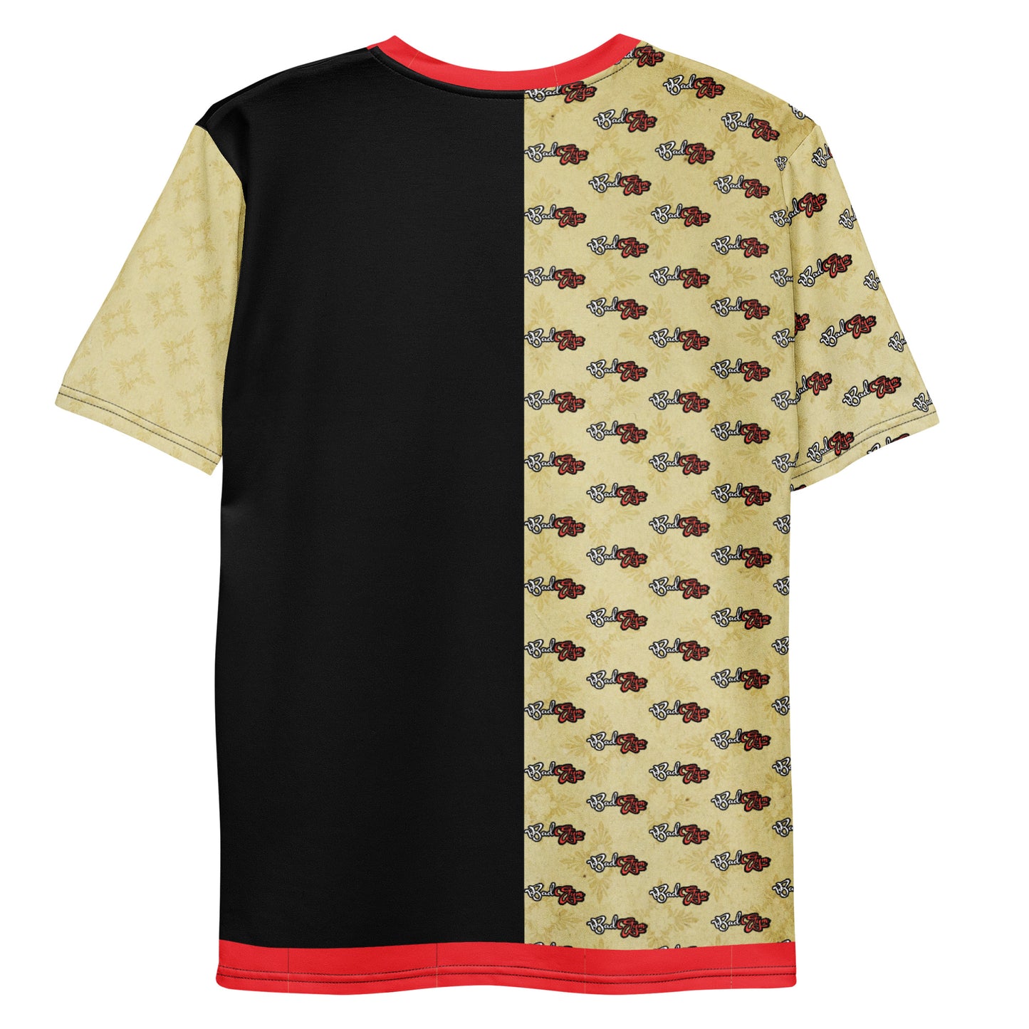 BadGym BOYS T-Shirt Gold Black Red Design