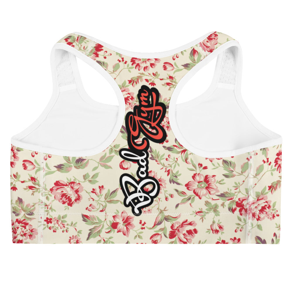 BadGym GIRLS Sport-BH Bright Flower