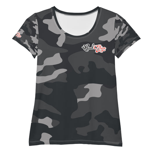 BadGym GIRLS T-Shirt Grey Camouflage